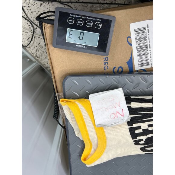 Yosemite California Tshirt Small Ribbed Short Sleeve Cream Yellow Ringer Tee - Picture 3 of 3